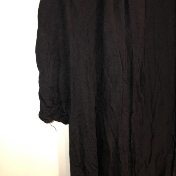 Juniors Black Short Sleeve Cardigan - Picture 3 of 5